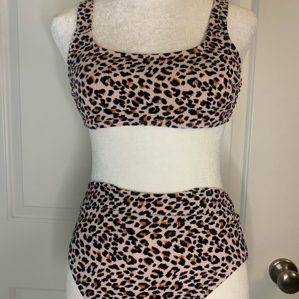 Xhilaration Medium Leopard Print Bikini Set, Preloved